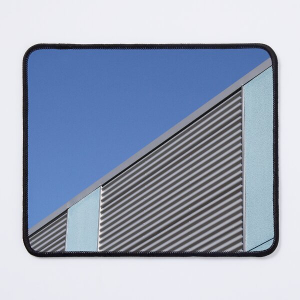Item preview, Modern Corrugated Metal Architecture Against A Blue Sky designed and sold by 27Tammy27.