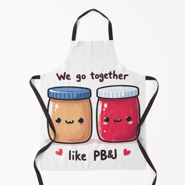 Item preview, We Go Together Like Peanut Butter & Jelly Kawaii designed and sold by pixiedustpaint.