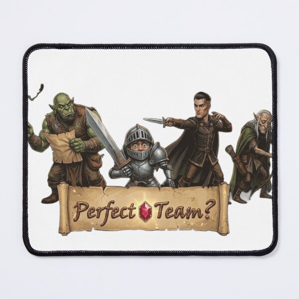 Item preview, Perfect RPG Team? - Hilarious Misaligned Party designed and sold by Razillos.