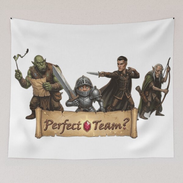 Item preview, Perfect RPG Team? - Hilarious Misaligned Party designed and sold by Razillos.