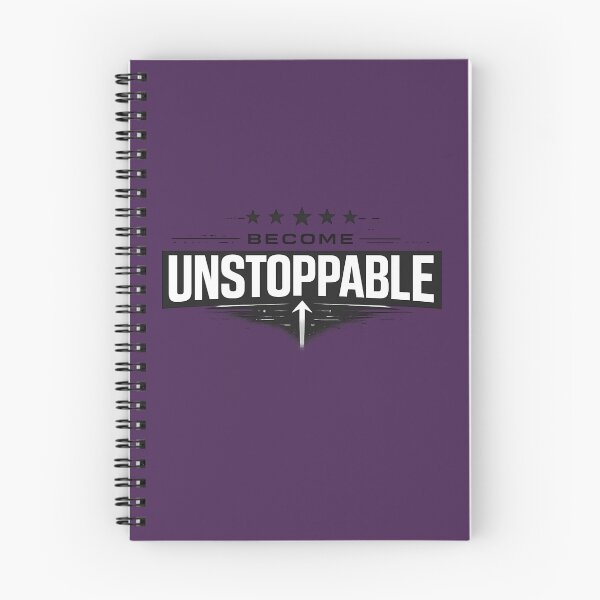 Item preview, BECOME UNSTOPPABLE – Minimal Motivational Typography Design designed and sold by Strange man.