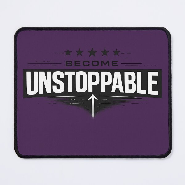 Item preview, BECOME UNSTOPPABLE – Minimal Motivational Typography Design designed and sold by Strange man.