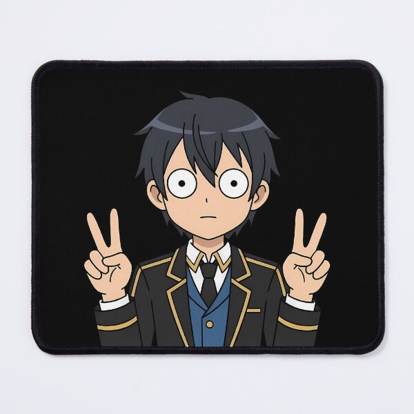 Item preview, Kirito Sword Art Online Funny Double Peace Pose designed and sold by earlobejerk.