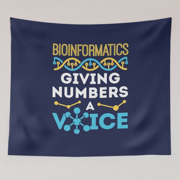 Item preview, Bioinformatics Giving Numbers a Voice designed and sold by jaygo.