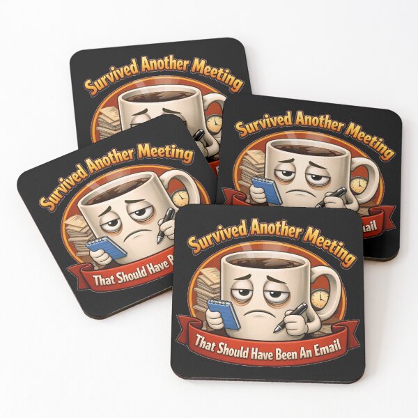 Item preview, Survived Another Meeting That Should Have Been An Email Coffee Mug designed and sold by DeliaDesignsCo.