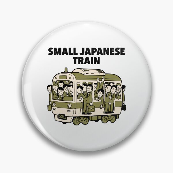 Item preview, Small Japanese Train Funny Sticker / 日本の電車 designed and sold by Yos-Design-Stoa.