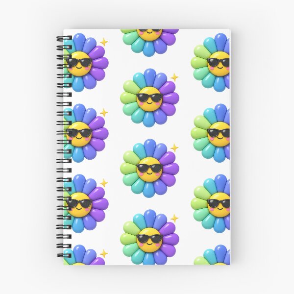 Item preview, Cool Bloom – Cute Flower with Sunglasses designed and sold by VIBESPLACE.