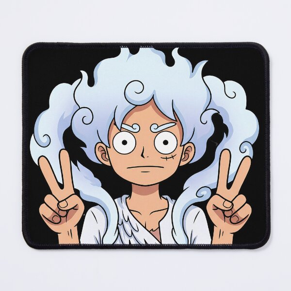 Item preview, Monkey D Luffy Gear Five One Piece Cloudy Peace Pose designed and sold by earlobejerk.
