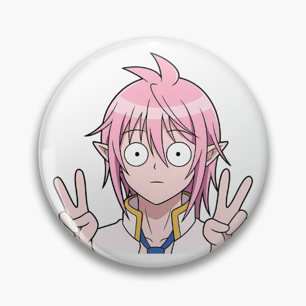 Item preview, Alice Asmodeus Iruma Kun Pink Hair Uniform Peace Signs designed and sold by earlobejerk.