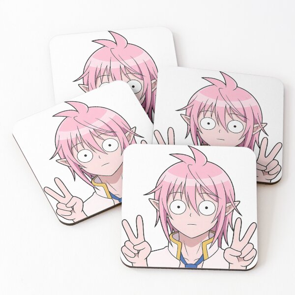 Item preview, Alice Asmodeus Iruma Kun Pink Hair Uniform Peace Signs designed and sold by earlobejerk.