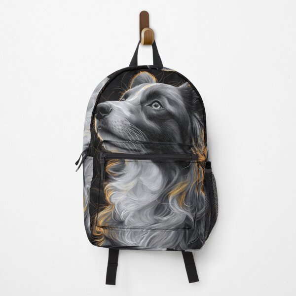 Item preview, Australian Shepherd Dog Silver Fur Golden Glow Loyal Spirit designed and sold by juniorcastros.