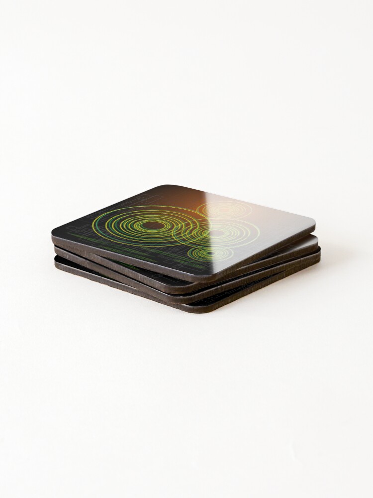 Thumbnail 4 of 5, Coasters (Set of 4), Ripples designed and sold by studio6o7.