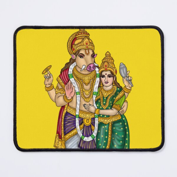Item preview, Lord Varaha Artwork | Divine Vishnu Avatar Digital Painting Illustration designed and sold by Harshit_Digital_Arts.