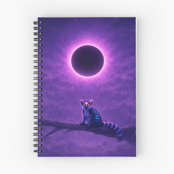 Item preview, Eclipse of the Neon Lemur designed and sold by PurrfectWhisper.