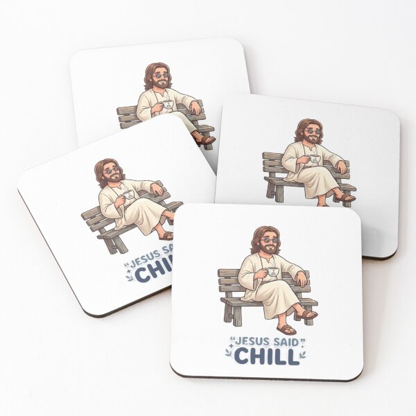 Item preview, Jesus Said "Chill" – Funny Christian Humor Design designed and sold by Softbear Atelier.