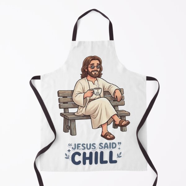 Item preview, Jesus Said "Chill" – Funny Christian Humor Design designed and sold by Softbear Atelier.