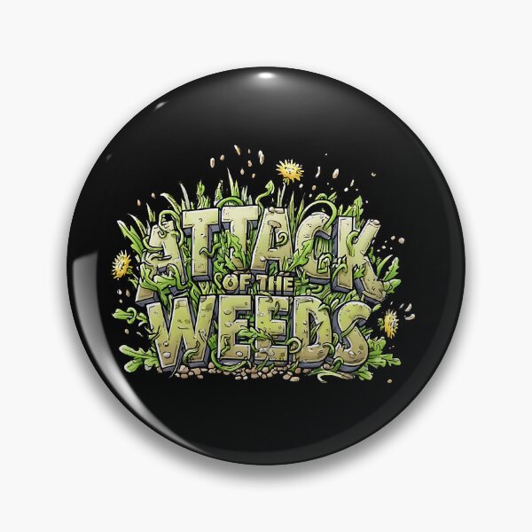Item preview, Attack of the Weeds Funny Gardening Typography Design designed and sold by Boddicca.