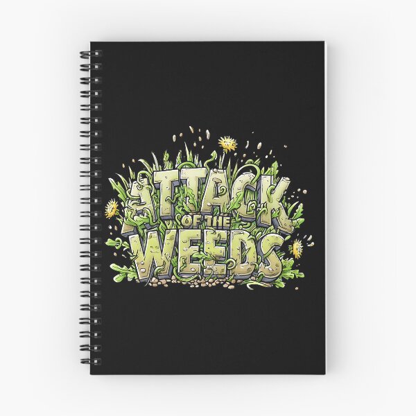 Item preview, Attack of the Weeds Funny Gardening Typography Design designed and sold by Boddicca.