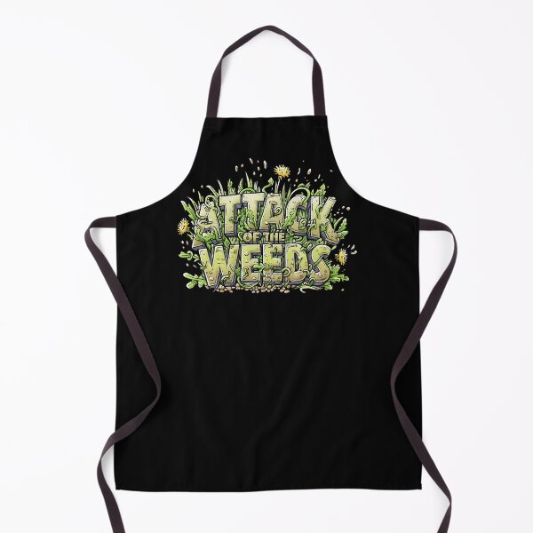 Item preview, Attack of the Weeds Funny Gardening Typography Design designed and sold by Boddicca.
