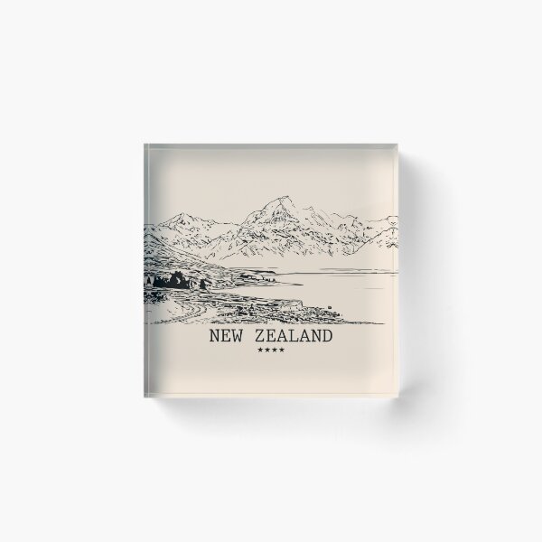 Item preview, New Zealand - Vintage Ink Cityscape designed and sold by Lakeric.