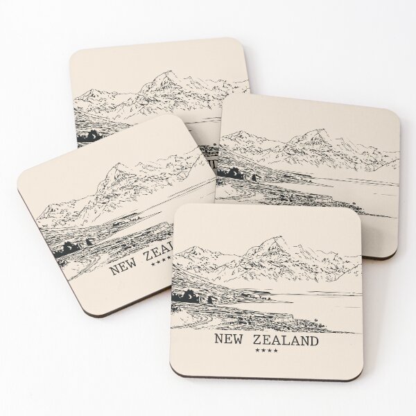 Item preview, New Zealand - Vintage Ink Cityscape designed and sold by Lakeric.