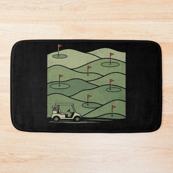 Item preview, Golf Course Landscape | Gift for Golfers with Golf Cart and Red Flags designed and sold by American Spirit.