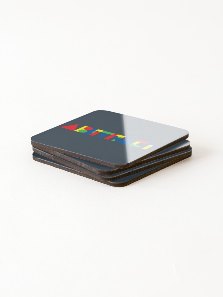 Thumbnail 4 of 5, Coasters (Set of 4), ABSTRACT (Blocks) designed and sold by DEVOURER.