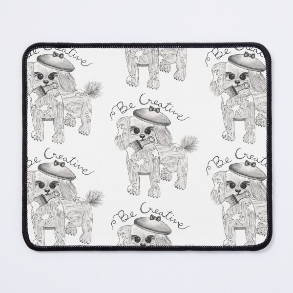 Item preview, "Be Creative" Cute Maltese Puppy Painting designed and sold by AddyArt123.