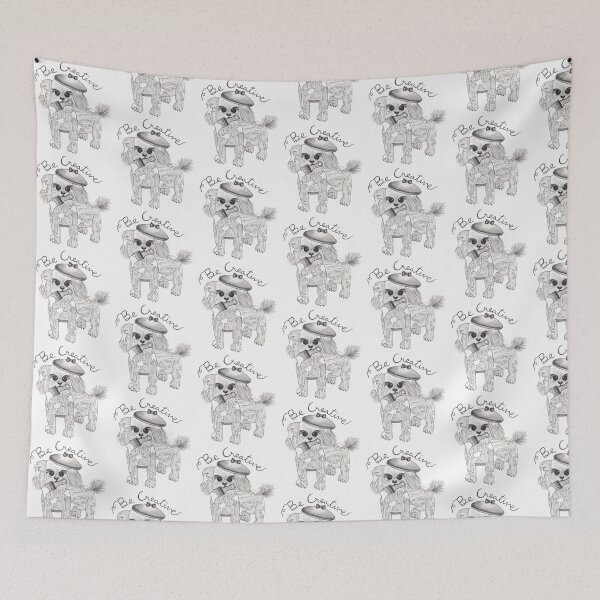 Item preview, "Be Creative" Cute Maltese Puppy Painting designed and sold by AddyArt123.
