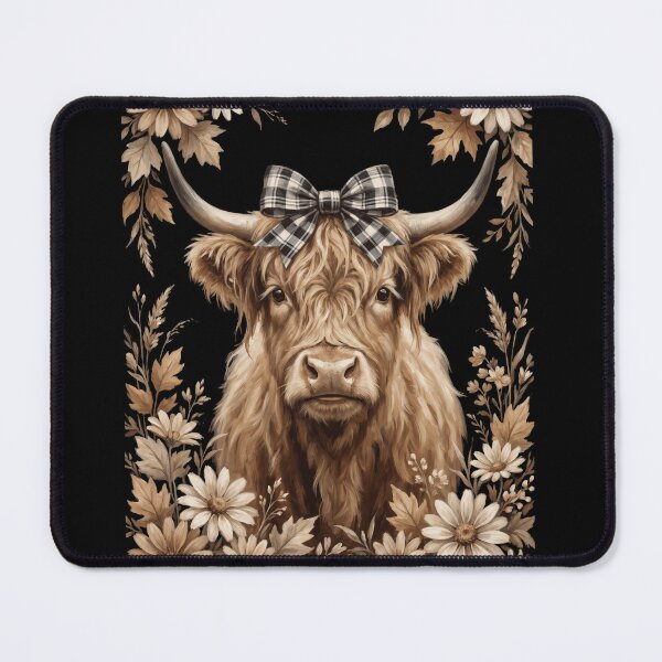 Item preview, highland cows designed and sold by Minimal Aura.