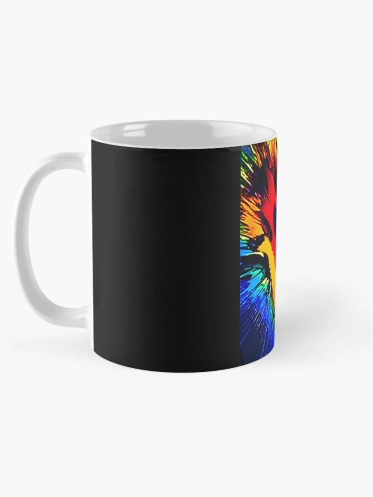 Thumbnail 5 of 6, Coffee Mug, Colorful Exploding Heart; designed and sold by StickerApe.