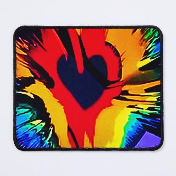 Item preview, Colorful Exploding Heart; designed and sold by StickerApe.