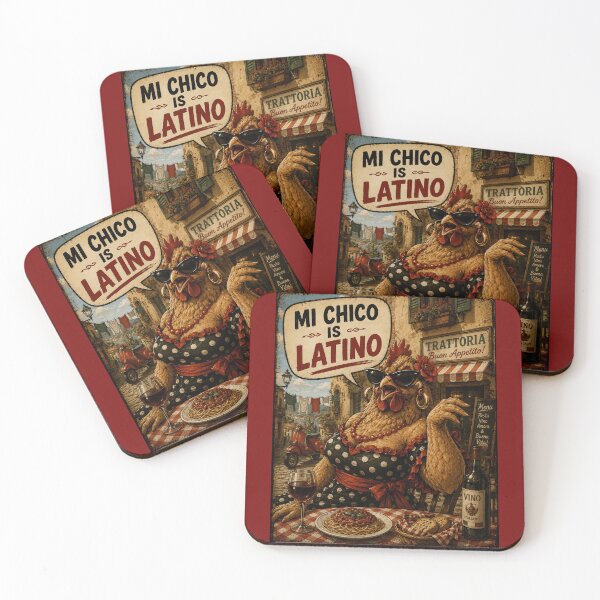 Item preview, Mi Chico Is Latino Funny Chicken Pun Design designed and sold by Hornace88studio.