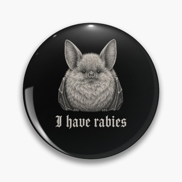Item preview, I Have Rabies Bat designed and sold by sollunadesignns.