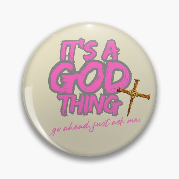 Item preview, It's a GOD thing - pink lemonade designed and sold by Cane & Abel Creations ..