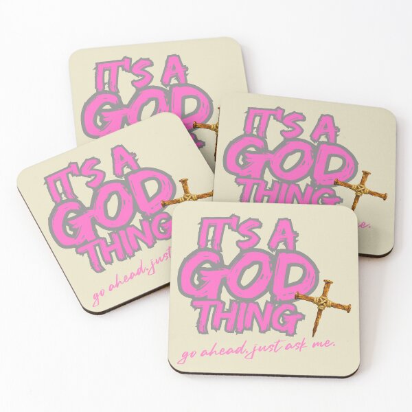 Item preview, It's a GOD thing - pink lemonade designed and sold by Cane & Abel Creations ..