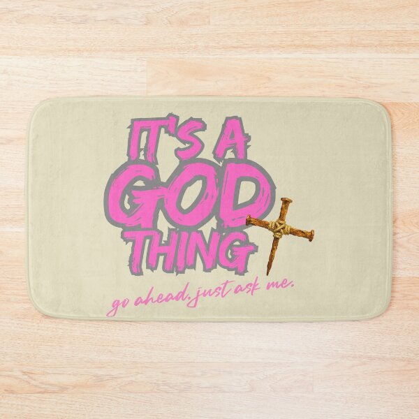Item preview, It's a GOD thing - pink lemonade designed and sold by Cane & Abel Creations ..