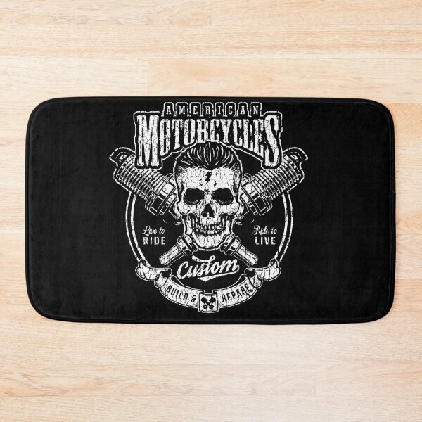 Item preview, Vintage American Custom Motorcycles Skull Graphic designed and sold by The secret storage room.