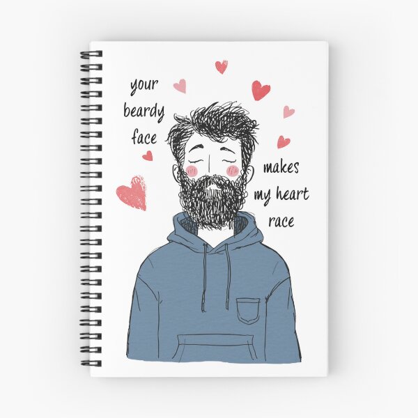 Item preview, Cute beard anniversary t-shirt for boyfriend designed and sold by FoxFrame Studio.