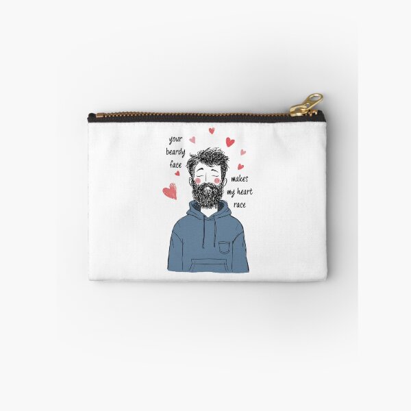 Item preview, Cute beard anniversary t-shirt for boyfriend designed and sold by FoxFrame Studio.