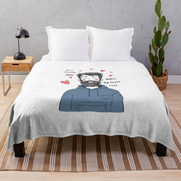 Item preview, Cute beard anniversary t-shirt for boyfriend designed and sold by FoxFrame Studio.