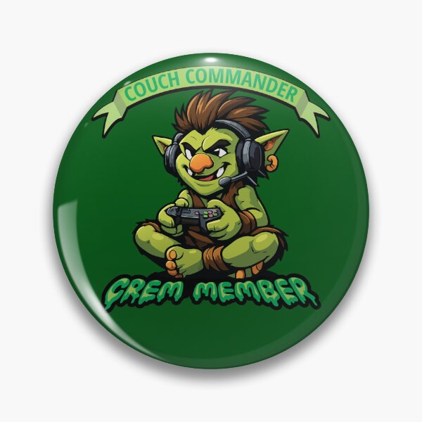 Item preview, Gamer Gremlin Illustration "Couch Commander, Crew Member"  designed and sold by Art-Horizon.