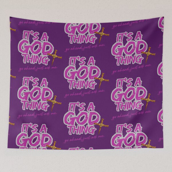 Item preview, It's a GOD thing - grape designed and sold by Cane & Abel Creations ..