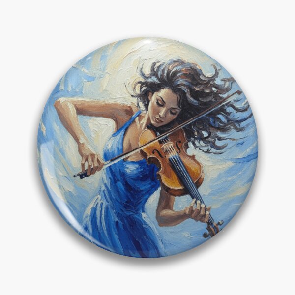 Item preview, Violin Player Starry Night Van Gogh designed and sold by sportfantees.