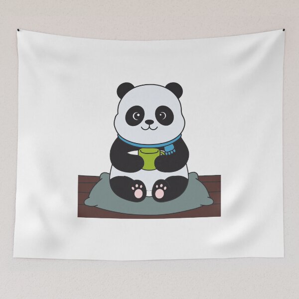 Item preview, ​Cozy Bao the Panda with Mug - Cute Chonkibao Design designed and sold by Chonkibao.