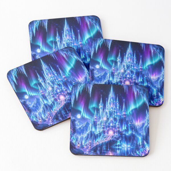 Item preview, Aurora Crystal Ice Castle | Enchanted Winter Fantasy Kingdom designed and sold by Moonlight Studio.