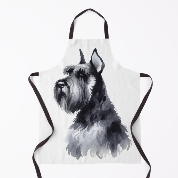 Item preview, Miniature Schnauzer Portrait | Elegant Schnauzer Illustration designed and sold by pixiedustpaint.