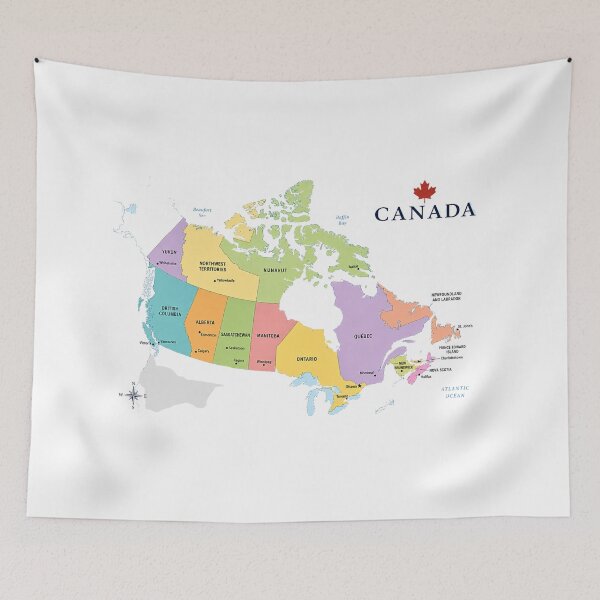 Item preview, Canada Map designed and sold by Echo Aesthetics.
