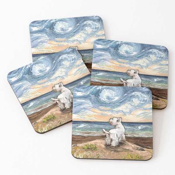 Item preview, Beach Days - Westie designed and sold by AjaTrier.