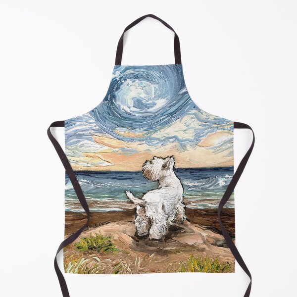 Item preview, Beach Days - Westie designed and sold by AjaTrier.